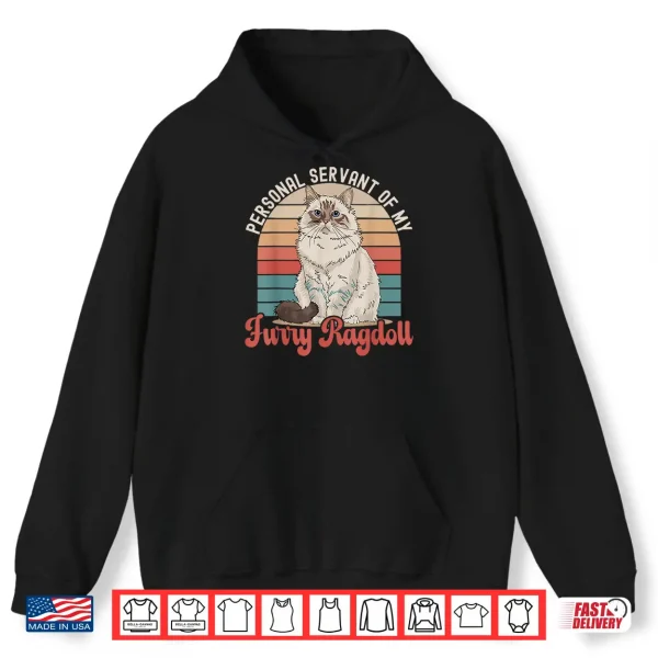 Hoodie Ragdoll Cat Lover Kitten Meow Animal Cat Lady Pet Kitty Shirt