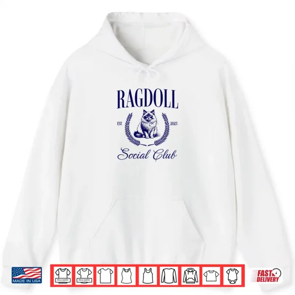 Hoodie Ragdoll Cat Women Girl Shirt