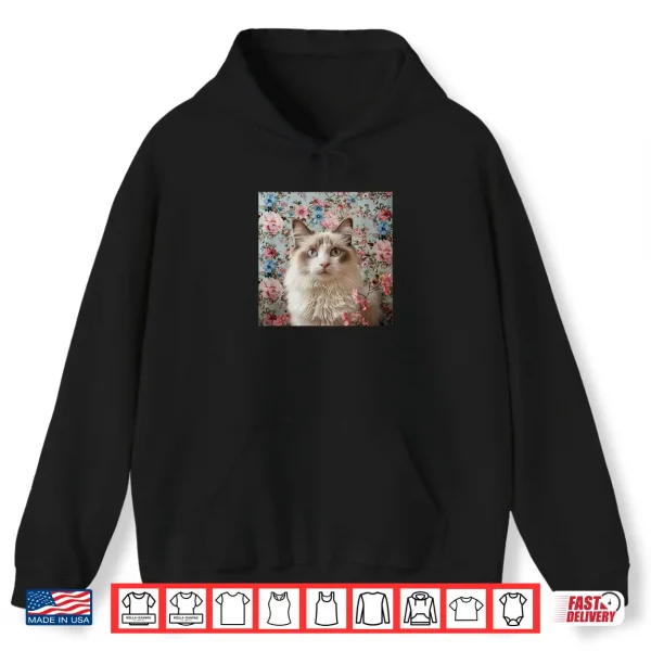 Hoodie Ragdoll cat Cottagecore Shirt
