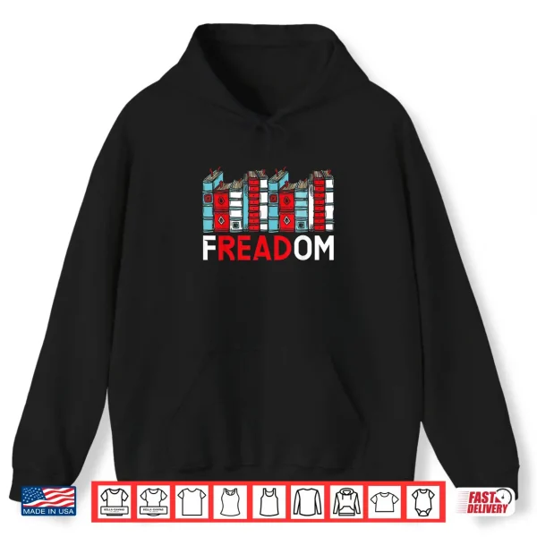 Hoodie Read Banned Books Bookworm Book Lover Bibliophile Shirt