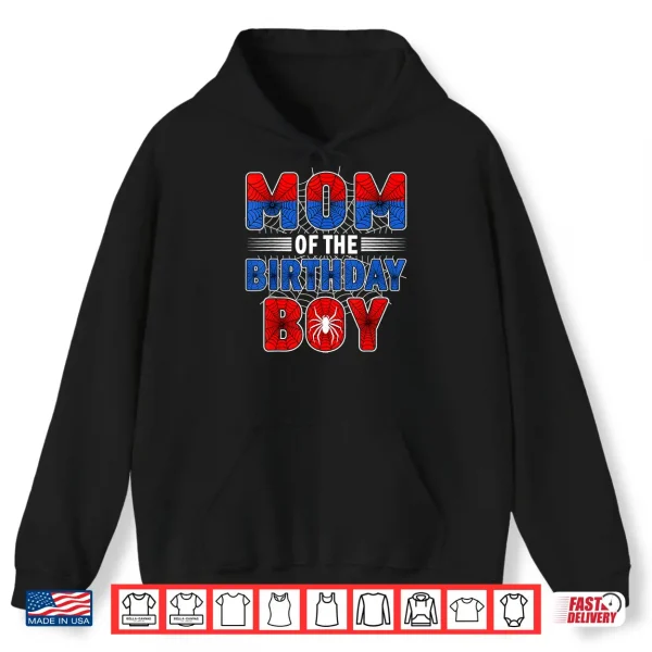 Hoodie Relative Of The Birthday Person Spider Web Birthday Party Shirt