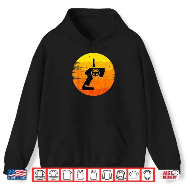 Hoodie Retro Drag Racing RC Car Enthusiast Mini Car Slot Car Racer Shirt