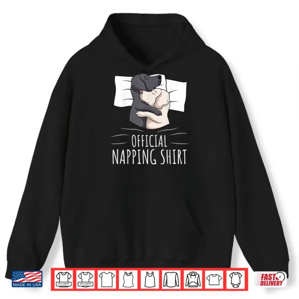 Hoodie Sleeping Labrador Retriever Lab Dog Official Napping Shirt