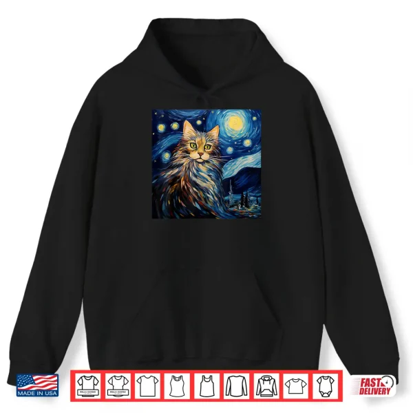Hoodie Starry Night Shirt