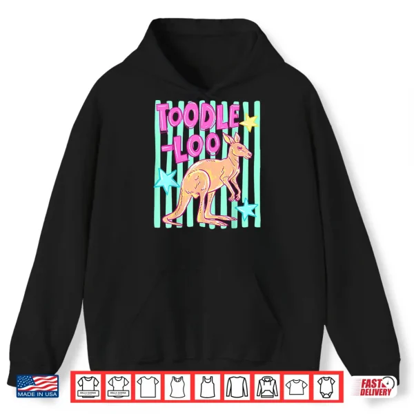 Hoodie Striped Toodle Loo Kangaroo Funny Summer Vibes Men Women Shirt