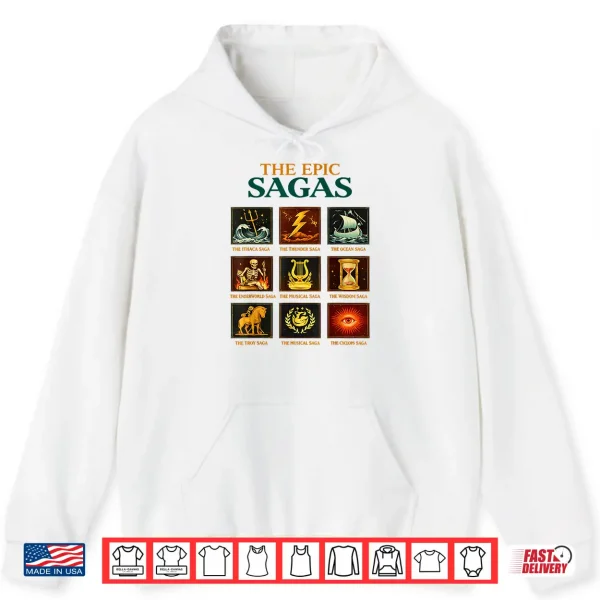 Hoodie The Epic Sagas Ithaca Odysseus Musical Wisdom Thunder Shirt