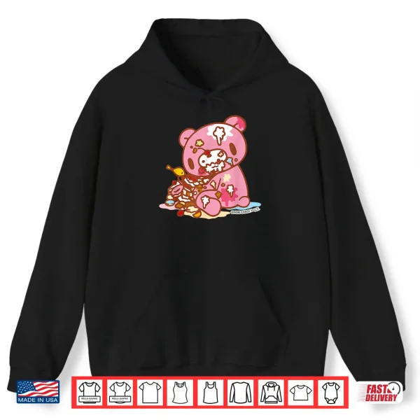 Hoodie The Naughty Grizzly Junk Food Feast Anime Shirt
