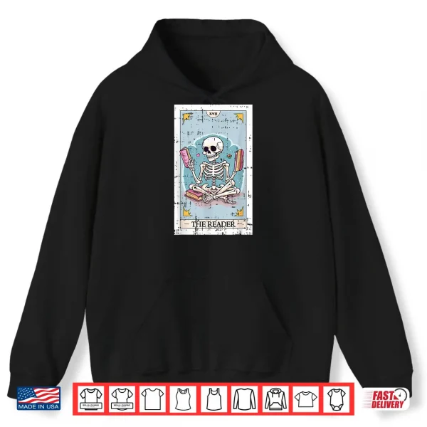 Hoodie The Reader Reading Book Lover Bookworm Reader Bibliophile Shirt