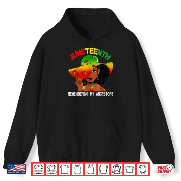 Hoodie Tshirt Remembering My Ancestors Shirt