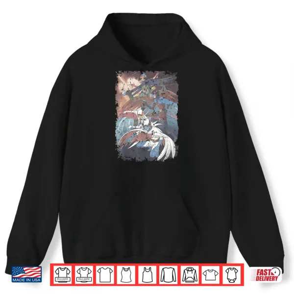 Hoodie US Manga Gatchaman Poster Planet Distressed 01 H Shirt