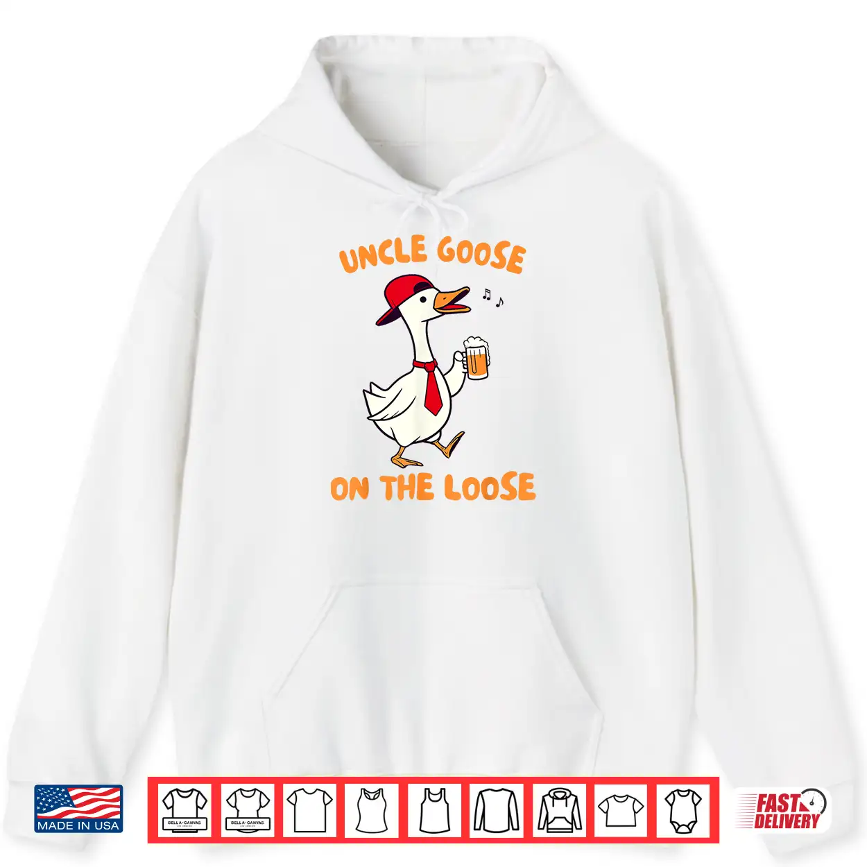 Uncle Goose On The Loose Silly Goose Beer Drinking Uncle Shirt Uncle Goose On The Loose Silly Goose Beer Drinking Uncle Shirt