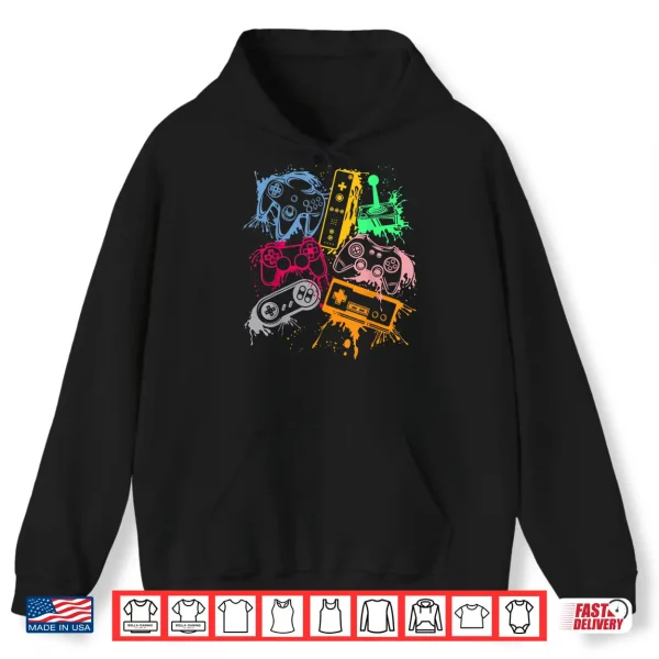 Hoodie Video Game Console Controllers For The Competitive Gamer Shirt