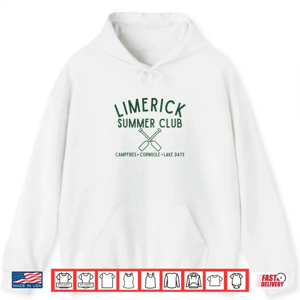 Hoodie Vintage Maine Lake Life Campfires Cornhole Design Shirt