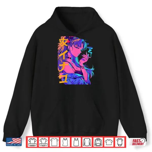 Hoodie Waifu Anime Horror Girl Aesthetic Shirt