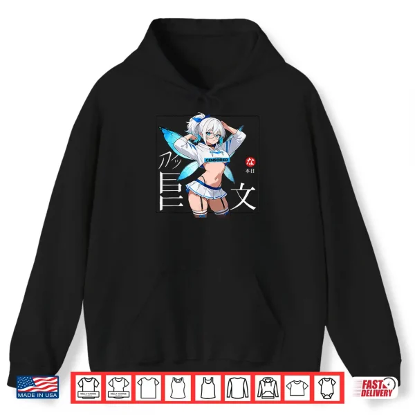Hoodie Waifu Sexy Anime Girl Fairy Japanese Art Shirt