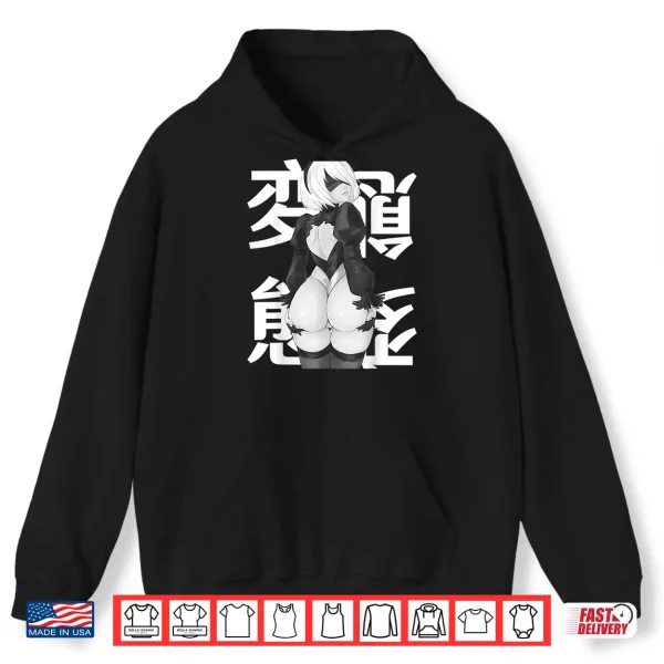Hoodie Warrior Waifu Anime Otaku Manga Shirt