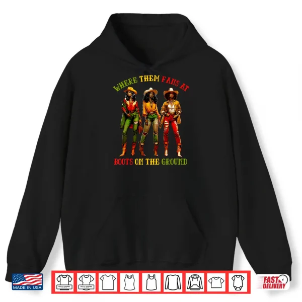 Hoodie Where Them Fans At Professional Minimalist Modern Graphic Shirt