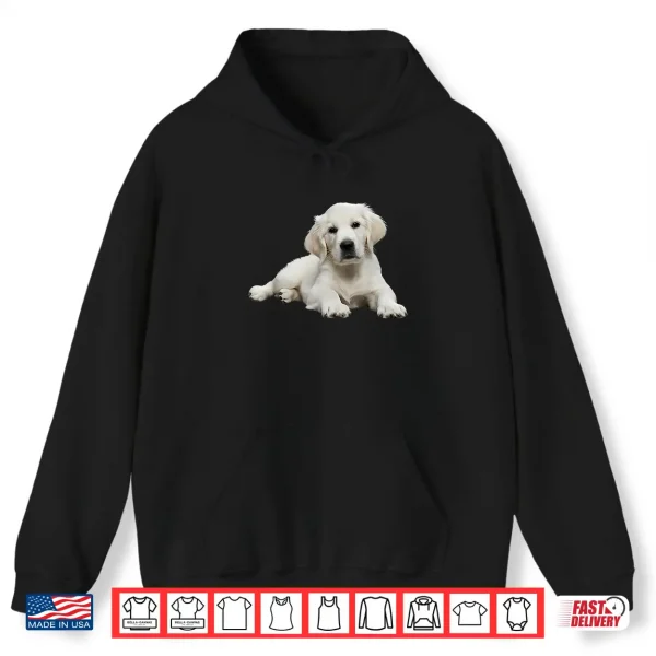 Hoodie White Lab English Cream Golden Retriever Dog Puppy Mom Girls Shirt