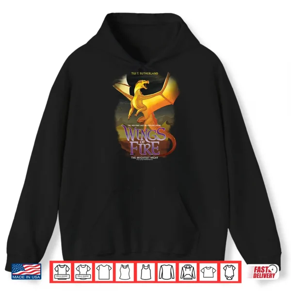 Wings Of Fire The Brightest Night Cover Performance Shirt 1 Hoodie Wings of Fire The Brightest Night Cover Performance Shirt