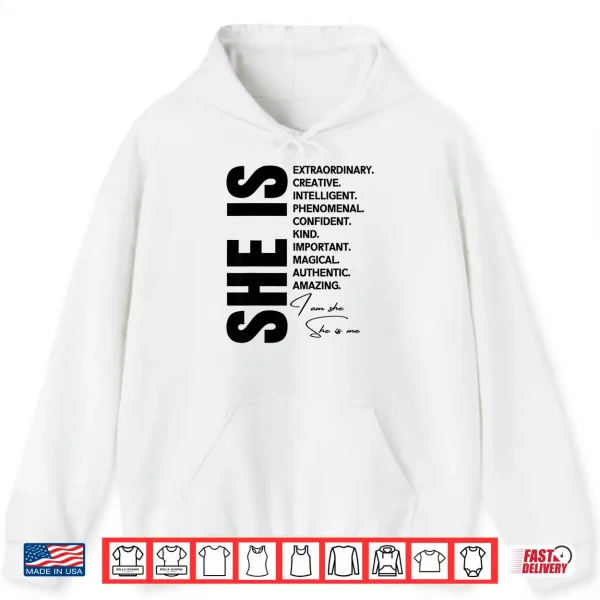 Hoodie Woman Affirmation Juneteenth Freedom Day Black History Month Shirt