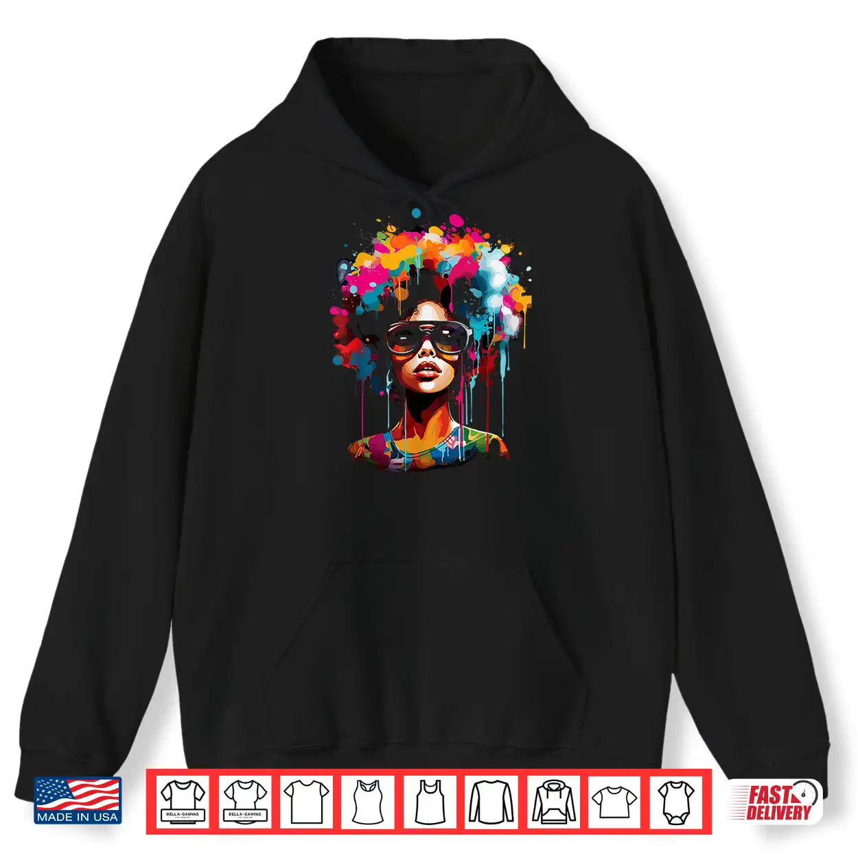 Womens Black Queen Dripping Afro Melanin Juneteenth Shirt Womens Black Queen Dripping Afro Melanin Juneteenth Shirt