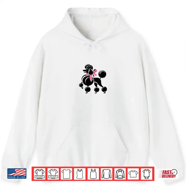 Hoodie Womens Sock Hop Cutie 50s Costume Big Poodle 1950s Party Cute Shirt