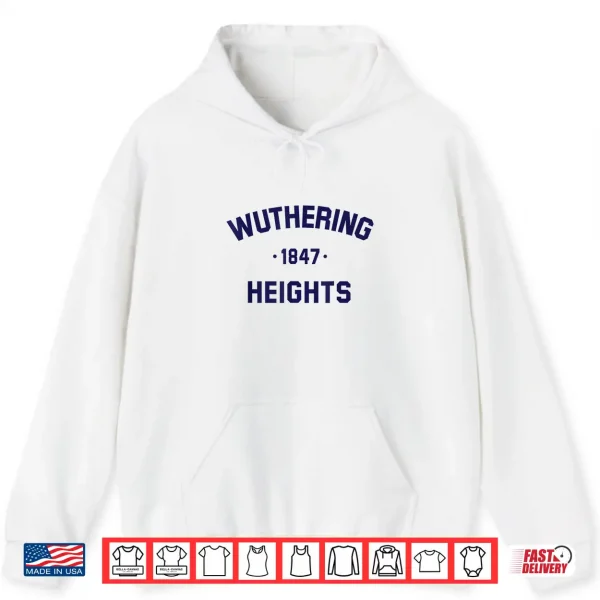 Hoodie Wuthering Heights by Emily Bronte Booklover Shirt