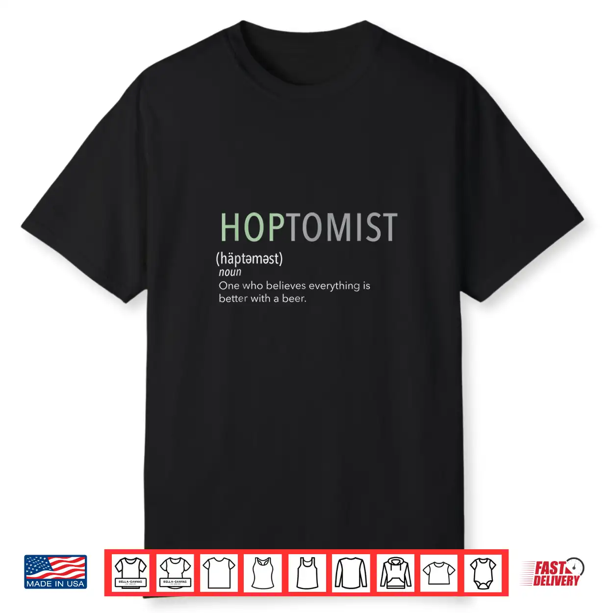 Hoptomist Brewery Craft Beer Drinking Tshirt Craft Beer Love Hoptomist Brewery Craft Beer Drinking Tshirt Craft Beer Love