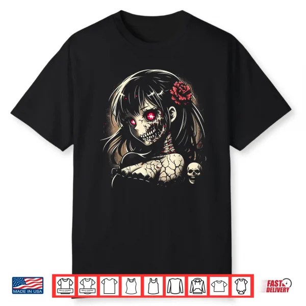 Horror Anime Manga Japanese Scary Kawaii Anime Goth Shirt