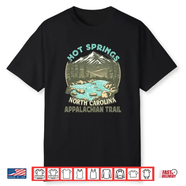 Hot Springs North Carolina Appalachian Trail Hiking Premium Tri Blend Shirt