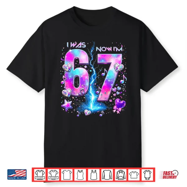 I Was 6 Now I’M 7 K Pop Birthday Girls 67 Korean Music Shirt