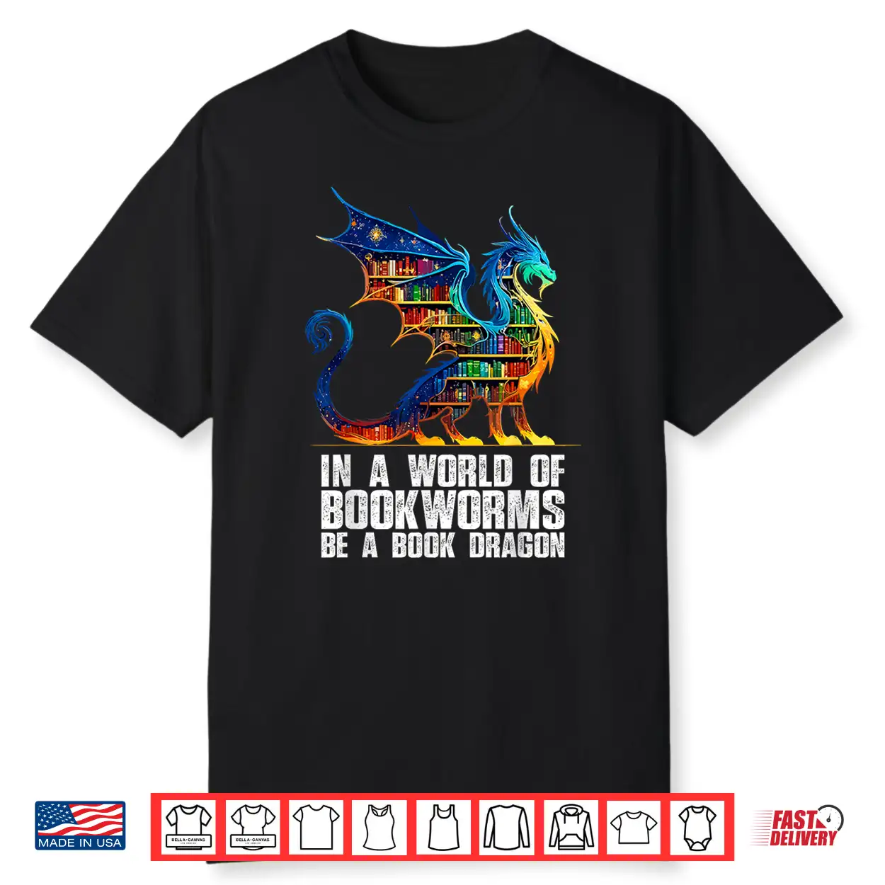 In A World Of Bookworms Be A Book Dragon Reading Shirt In A World Of Bookworms Be A Book Dragon Reading Shirt