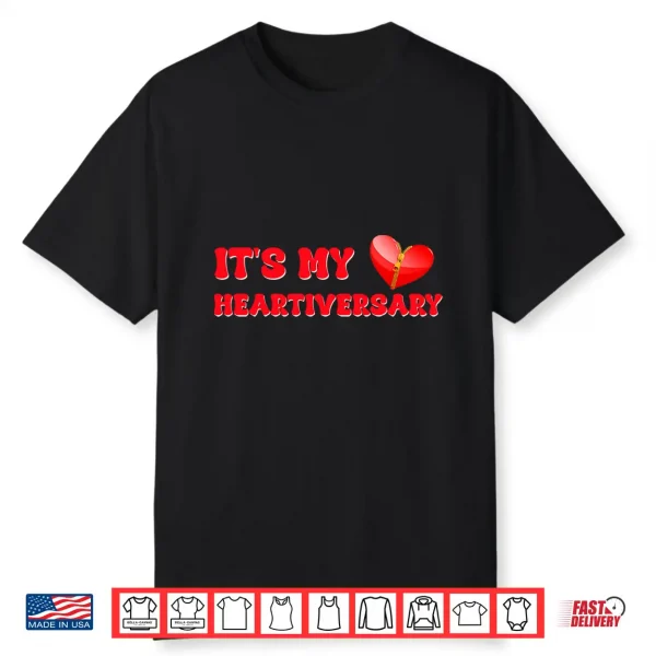 It’S My Heartiversary Chd Awareness Hearts Diseases Surgery Performance Shirt