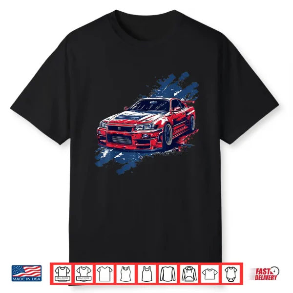 Jdm Drift Japanese Style Car Retro Enthusiast Shirt