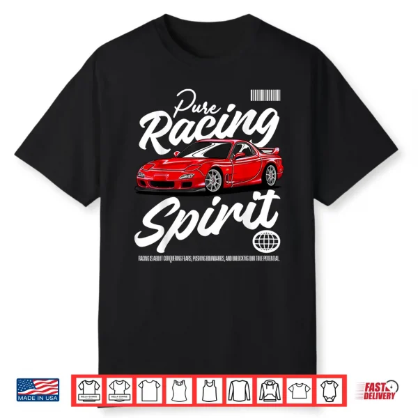 Jdm Fd Turbo Car Drift Racing Graphic Rotary Vintage Race Shirt