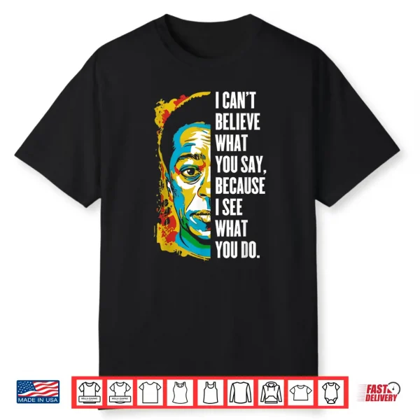James Baldwin Graffiti Art Juneteenth Black History Month Shirt