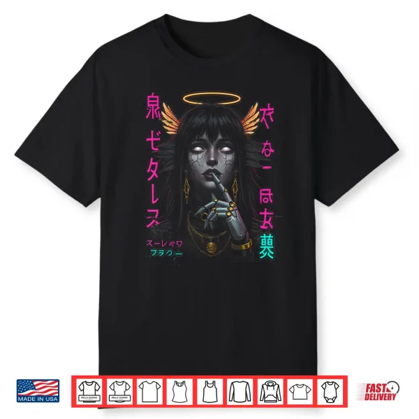 Japanese Aesthetic Streetwear Cyberpunk Anime Manga Techwear Shirt