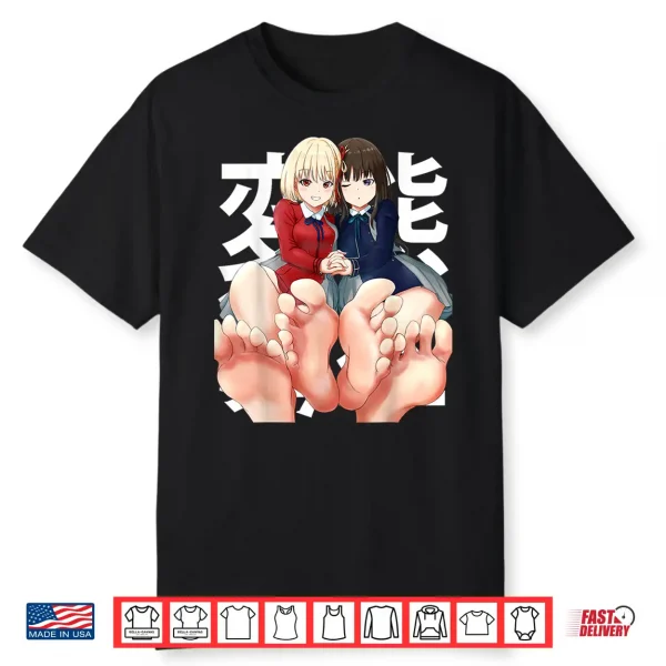 Japanese Submissive Feet Toes Anime Lewd Waifu Otaku Femdom Shirt
