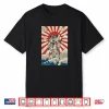 Japanese Mecha Anime Robot Kanagawa Great Wave Manga Shirt