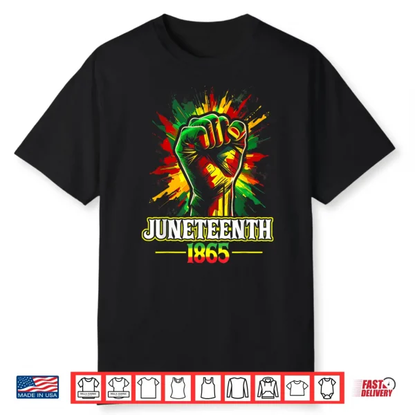 Juneteenth 1865 Black History African American Freedom Shirt