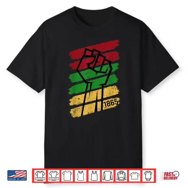 Juneteenth 1865 Vintage Men Women Boys Girls Kids Toddler Shirt