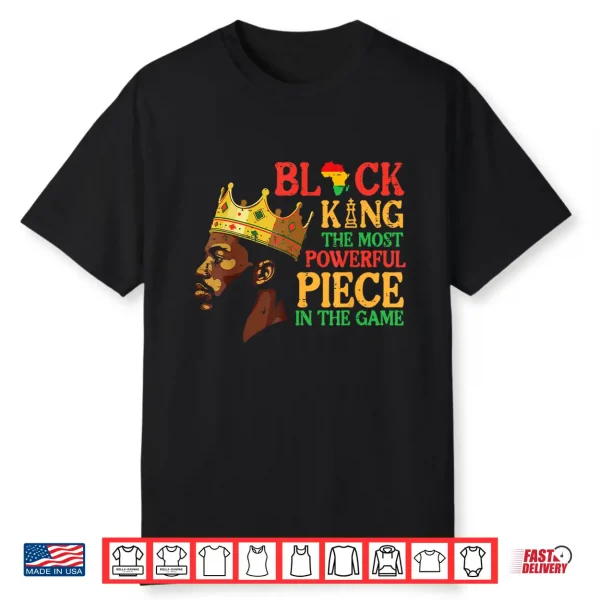 Juneteenth Black King Black History African Dad Men Shirt