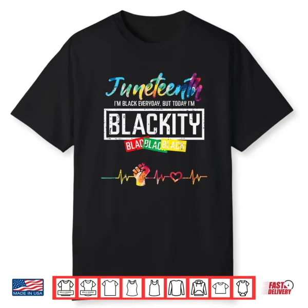 Juneteenth Blackity Black History African Women Girls Kids Shirt