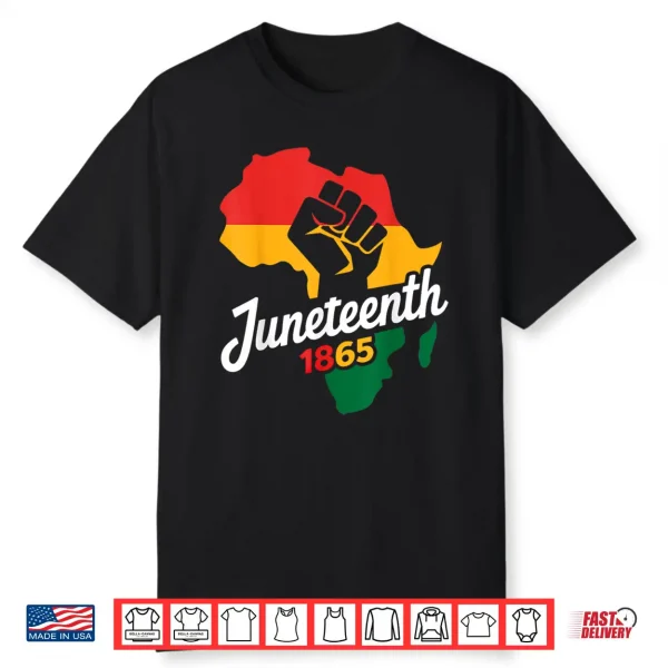 Juneteenth Eighteen Sixty Five Black History African Freedom Shirt