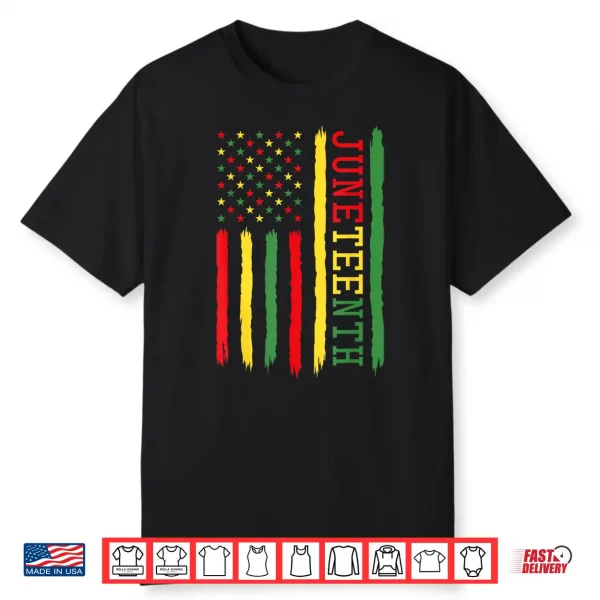 Juneteenth Flag Black Freedom 1865 Shirt