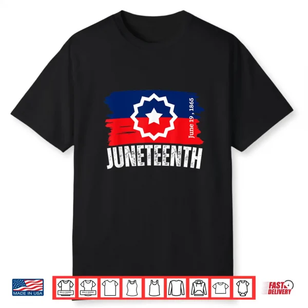 Juneteenth Flag Black Freedom Day Apparel Shirt