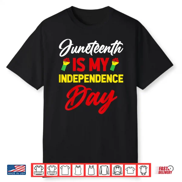 Juneteenth Is My Independence Day Shirt