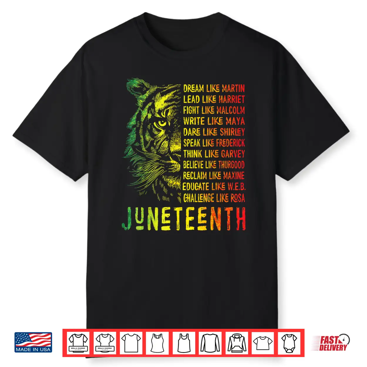 Juneteenth Shirt Dream Like Leaders Black History Women Men Shirt Juneteenth Shirt Dream Like Leaders Black History Women Men Shirt