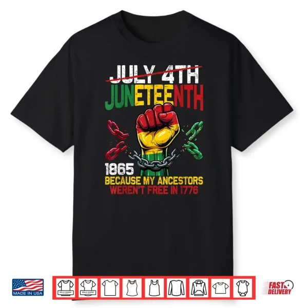 Juneteenth Shirts Black Women Juneteenth African American Shirt