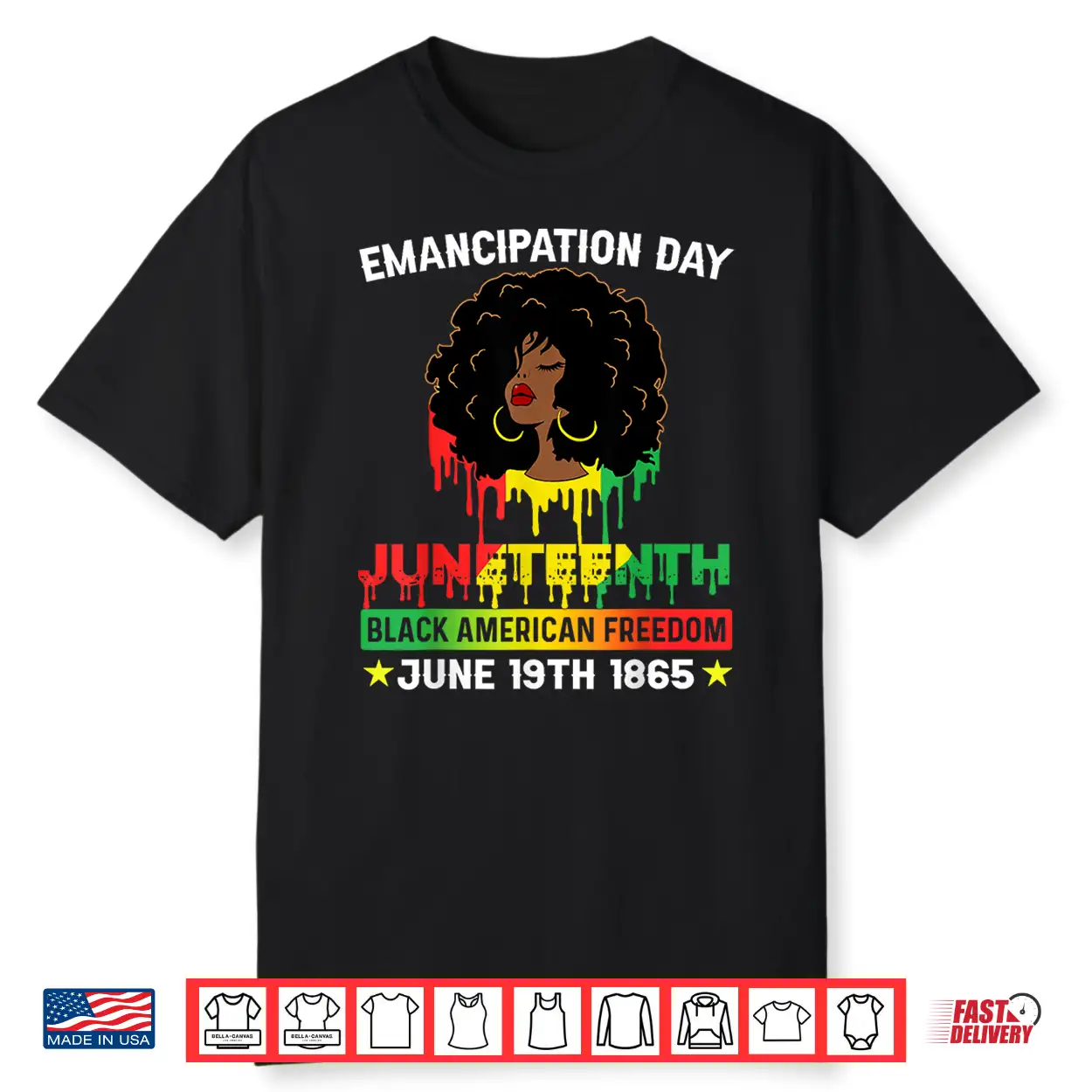 Juneteenth Shirt Women African Black American Feedom 1865 Shirt Juneteenth Shirt Women African Black American Feedom 1865 Shirt